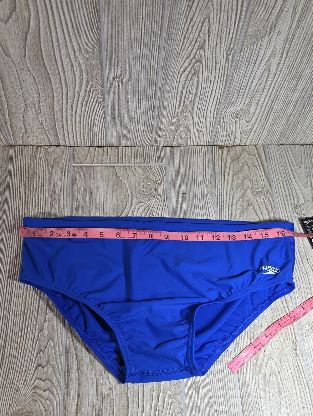 Speedo PowerFlex Eco Core Solid New Saphire Swim Brief Mens Size 40 NWT